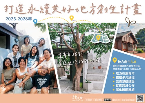 行政院「  打造永續共好地方創生計畫 」政策溝通文宣