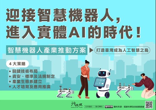 行政院「  智慧機器人產業推動方案 」政策溝通文宣